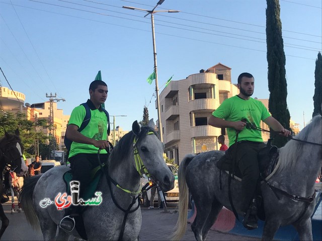 فيديو : الخياله القسماوية تجوب شوارع المدينة في مسيرة احتفالية بقدوم شهر رمضان المبارك 